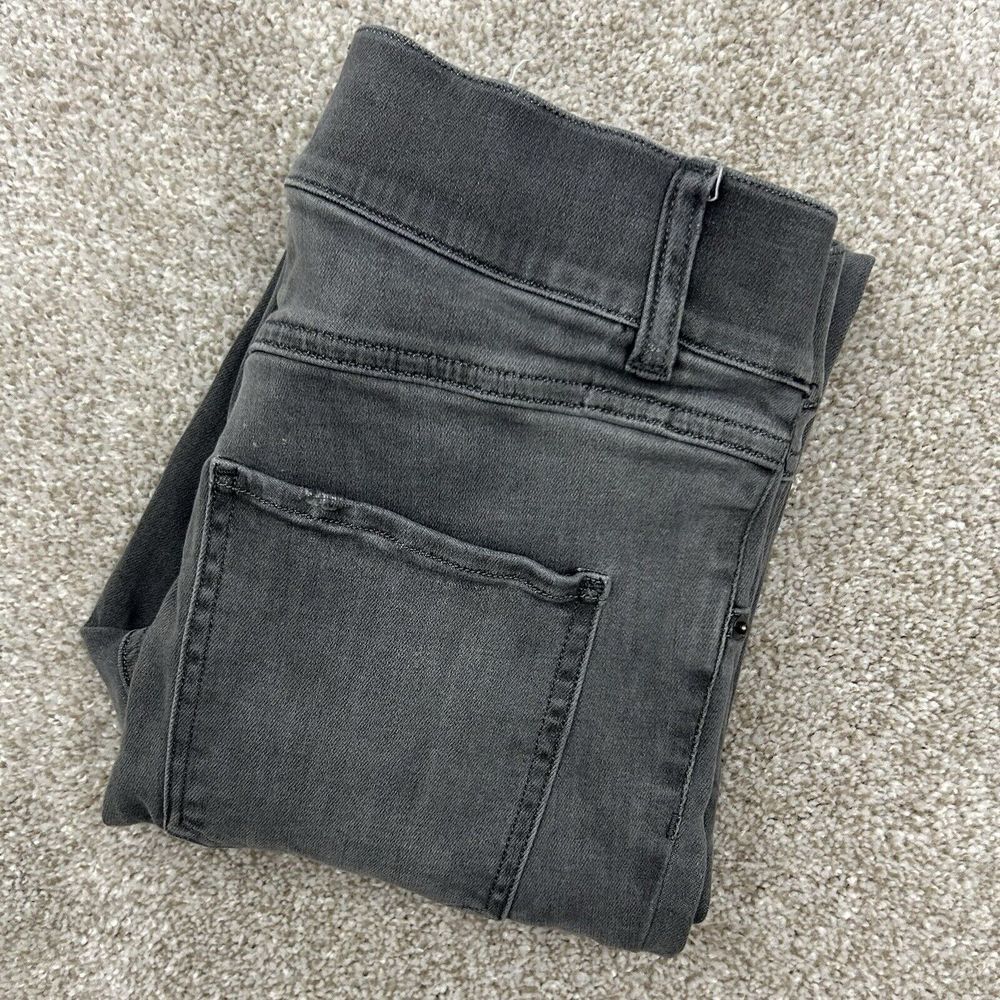 Spanx Women's Size Small Distressed Skinny Leg Gray Jean Jeggings